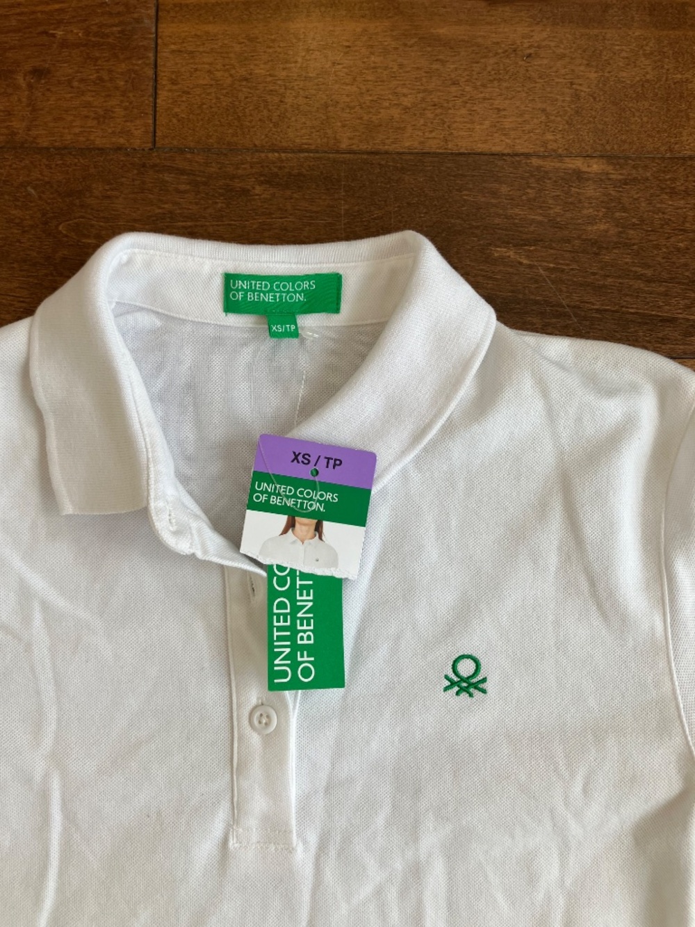White Collared Polo Dress - Picture 2 of 4